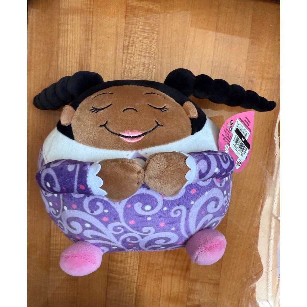 Fresh Cuddles Angel Puffball 6" plush doll. NWT